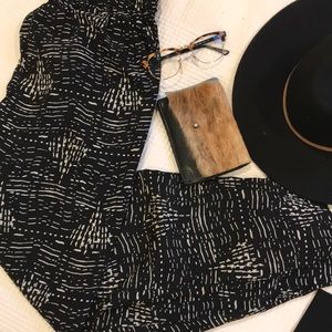 Patterned harem pants